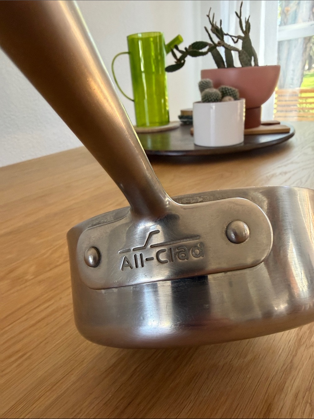 ALL CLAD Small Stainless Steel Saucepan // Pot - Picture 2 of 7